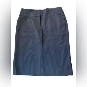 J. Crew Classic Navy Wool Pencil Skirt